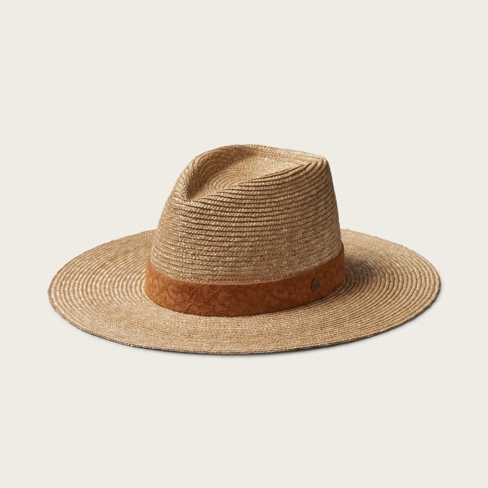 Hemlock Hat Co Women’s Sloan Fedora with Brown Band Large NWT